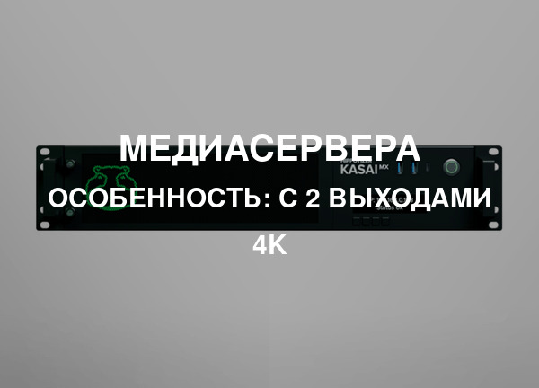 Особенность: С 2 выходами 4K